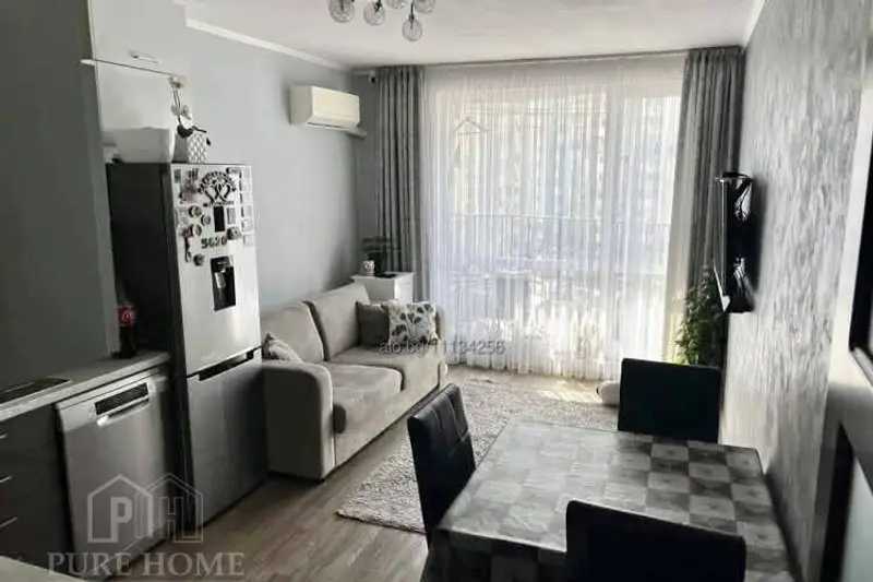 Двустаен апартамент в Меден рудник — обзаведен, блок 602 „Небостъргача“ — 2